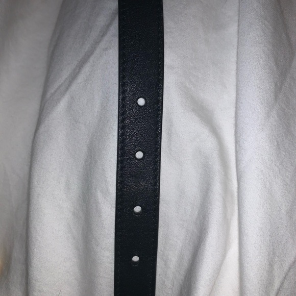 AUTH - GUCCI Leather belt with Double G buckle - Picture 4 of 8